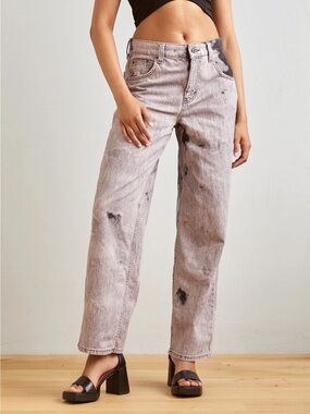 BDG Urban Outfitters Overdye Low Rise Baggy 90s Boyfriend Jeans 27x32 NWT